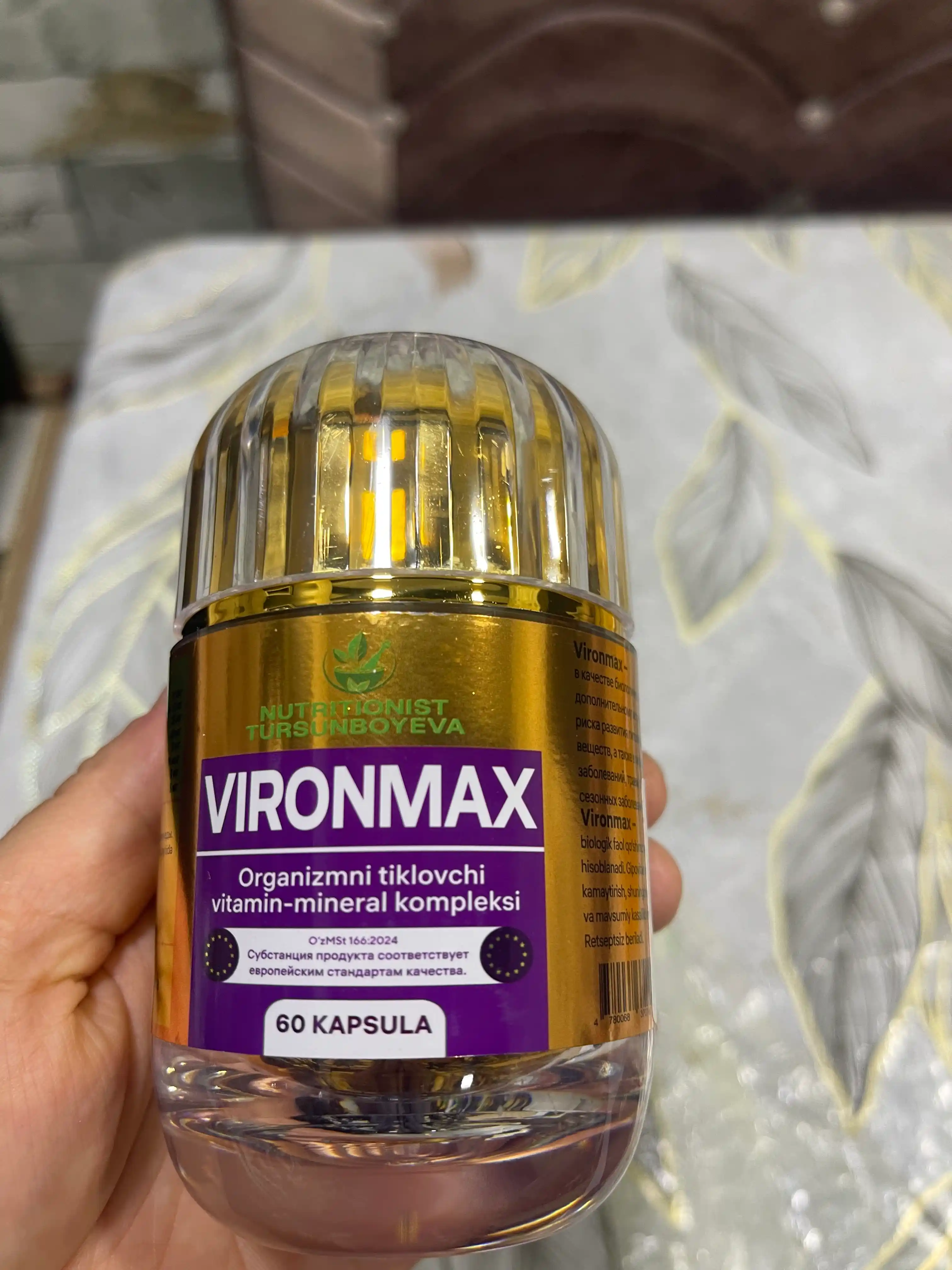 VIRONMAX Organizimni tiklovchi vitamin-mineral kompleksi