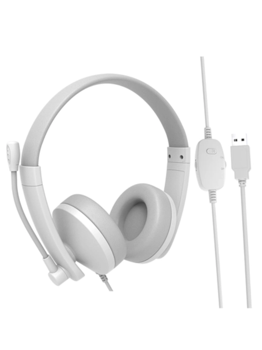 Проводная телефонная USB-гарнитура HP003U с микрофоном