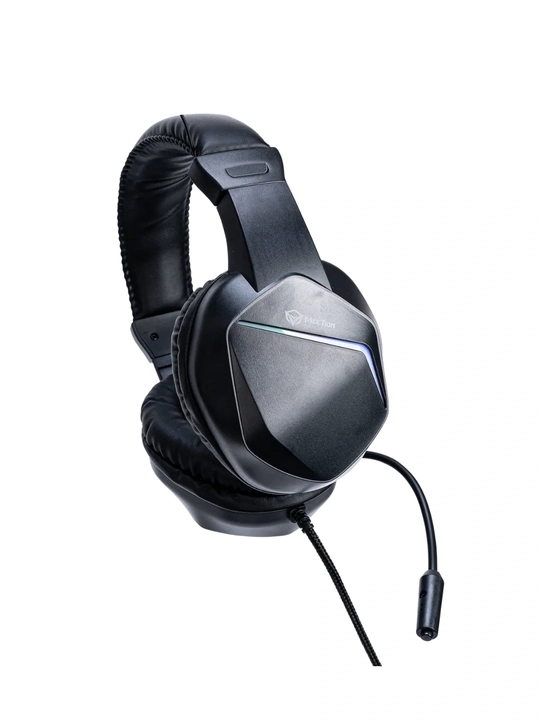Проводная игровая гарнитура HP022 с RGB-подсветкой и шумоподавлением