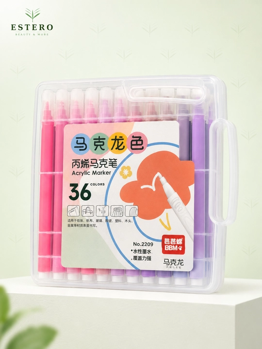 Acrylic Marker набор акриловых маркеров 36 цветов для рисования  - 