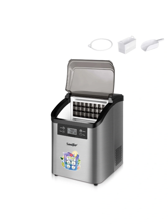 Muz generatori SONIFER SF-6532,24 kg/kun,2.5 l,kvadrat muz,LED displey,taymer,kompressorli