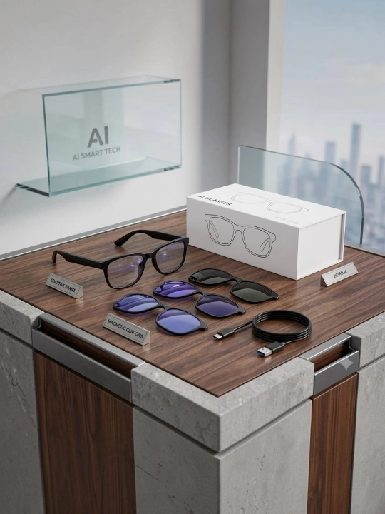 Smart AI aqlli ko‘zoynagi (3 tasi 1 da to‘plam) - 