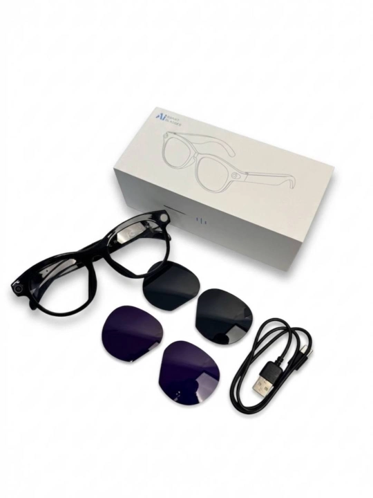 Умные смарт-очки AI Glasses (Набор 3 в 1)