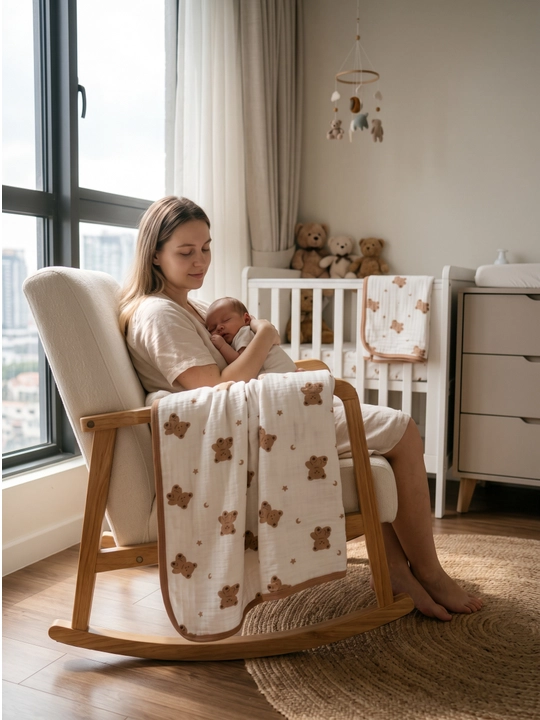 Детский плед, одеяло для новорожденных, хлопковое покрывало