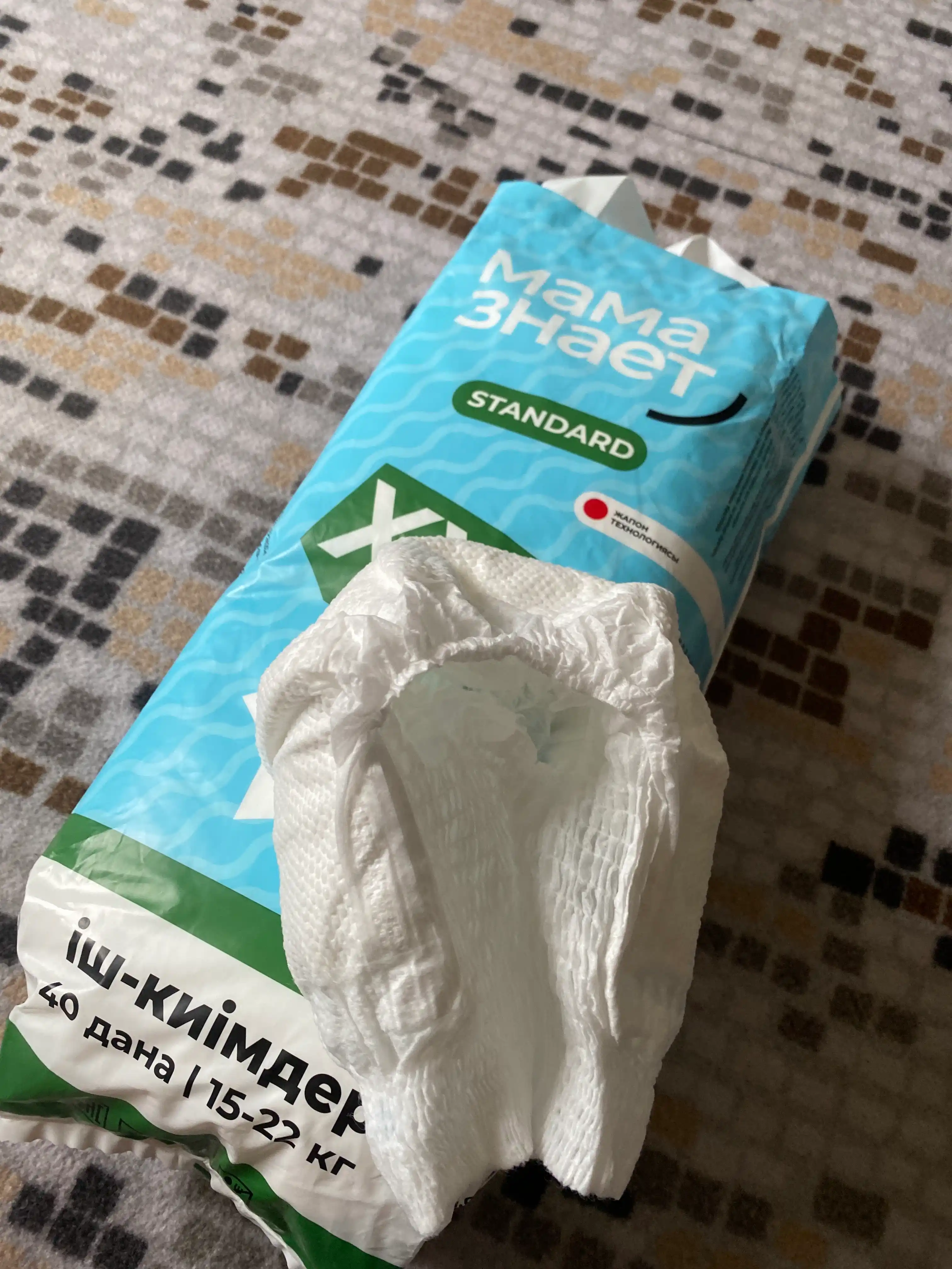 Original Mama Biladi standart taglik-trusiklar XXL 6, 15-22 kg, 40 dona