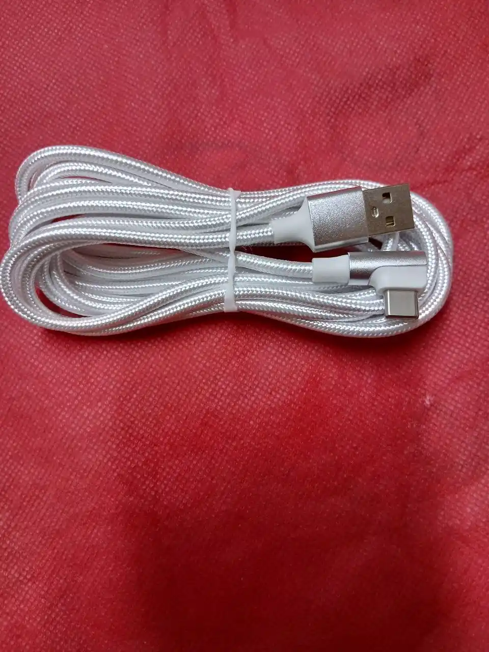 USB Type-C 3 metrli burchakli PD kabel – quvvatlash va ma’lumot uzatish uchun