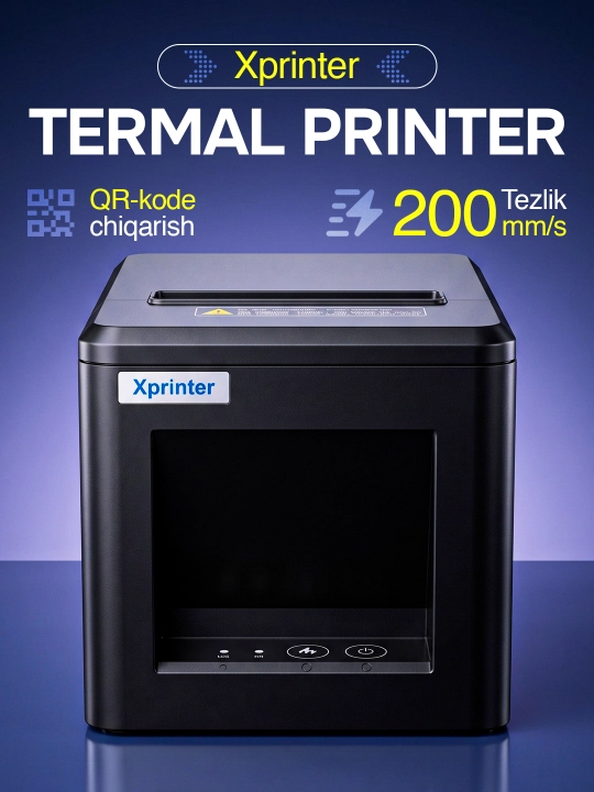 XPrinter XP-Q80AS чековый принтер 80мм термальный POS принтер - 