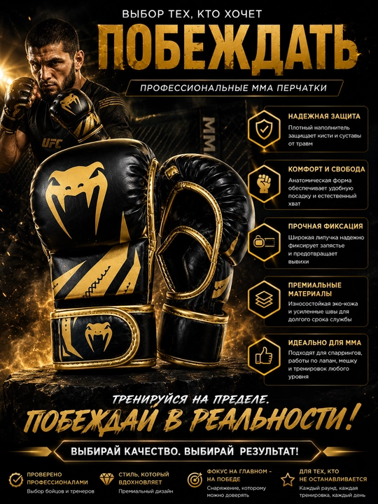 Перчатки мма, тренировочные перчатки, для смешанных единоборств