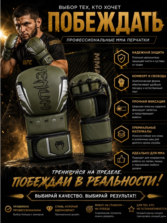 Перчатки мма, тренировочные перчатки, для смешанных единоборств
