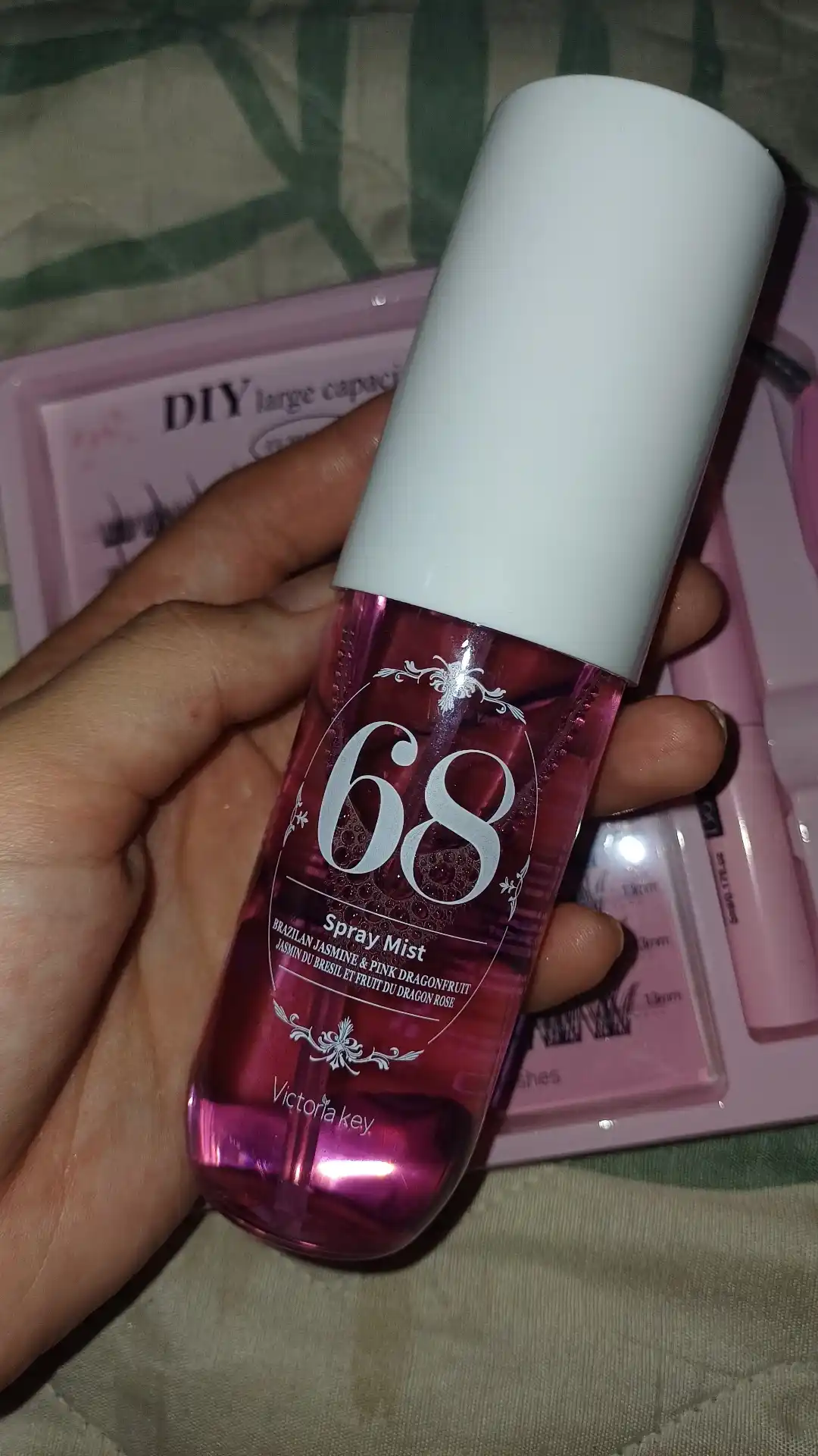 Tana va sochlar uchun parfyumeriya spreyi, tana uchun namlantiruvchi mist, yumshoq sprey, 90 ml