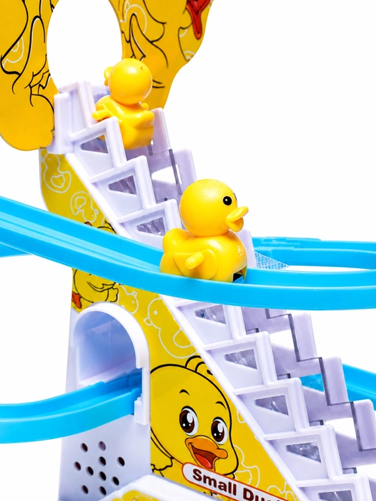 Уточки на горке Small Duck, игрушка развивающая и музыкальная для детей, антистресс