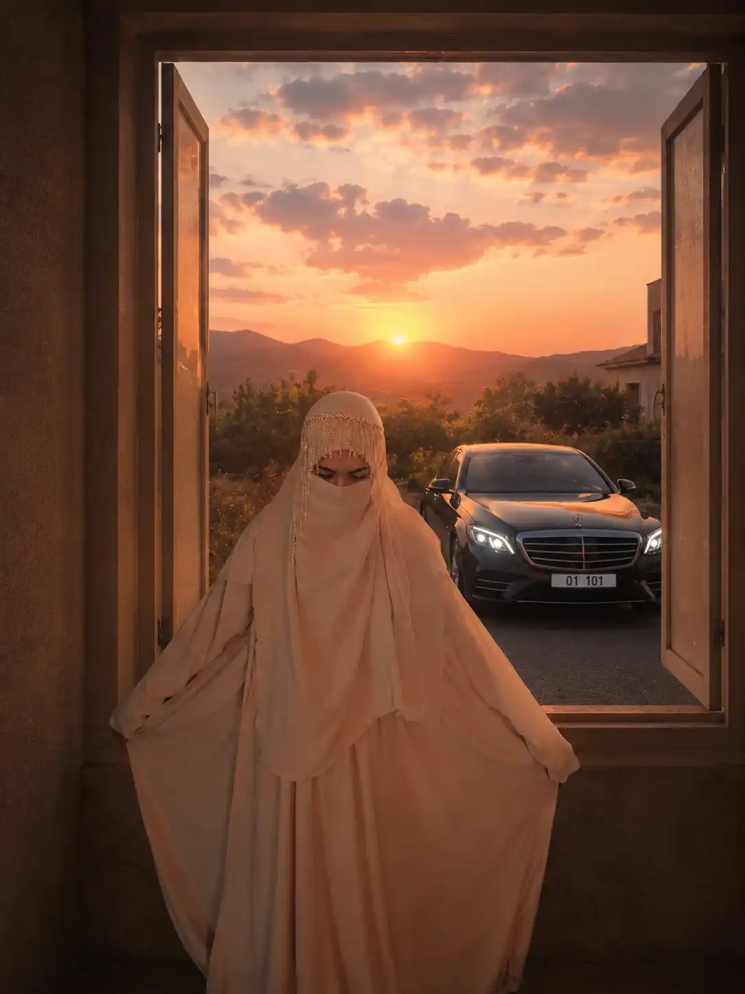 Abaya, himara, hijob, koylak+ro'mol, umra ziyirati, namoznik, razmer oversayz 42-54