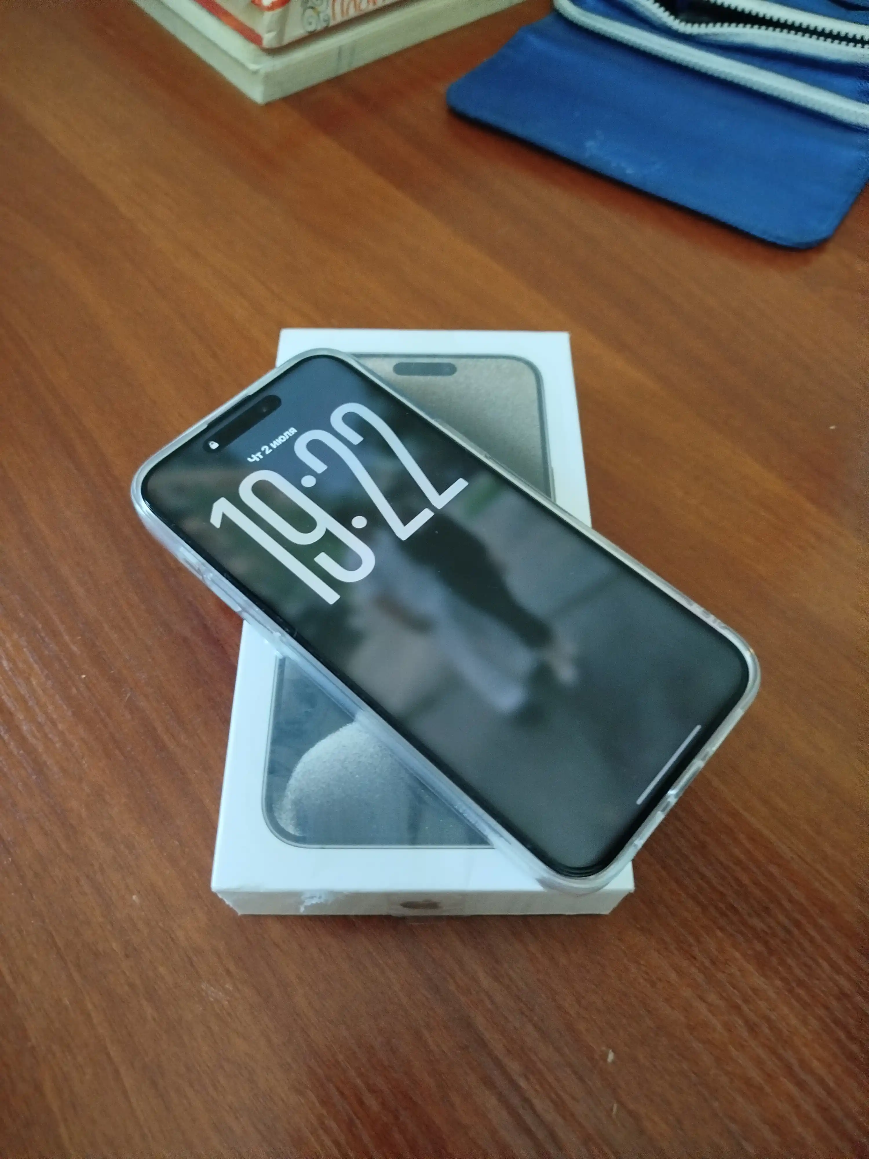 Смартфон iPhone 15 Pro/ProMax, 128/256 GB, SIM+ESIM, чехол+стеклов подарок