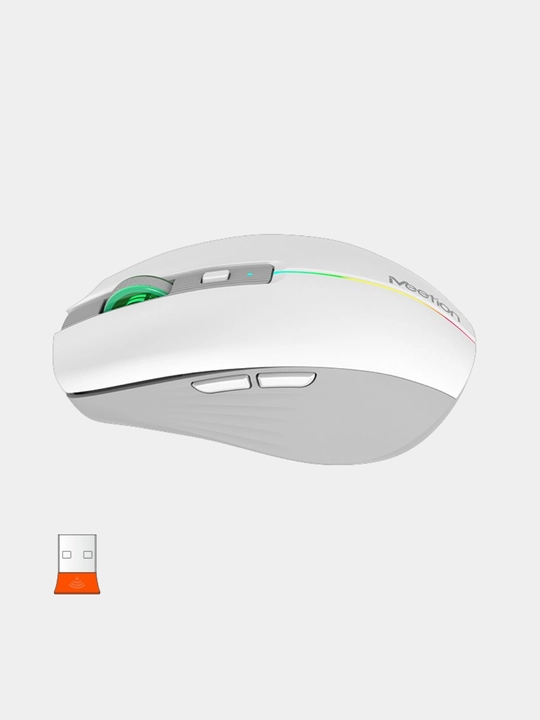 Мышь Meetion MT-BTM002 двух режимов подключения: 2.4 ГГц и Bluetooth