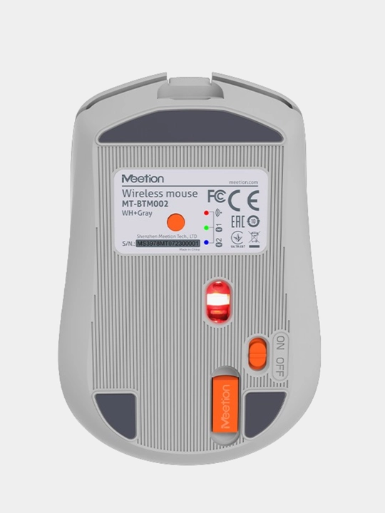 Мышь Meetion MT-BTM002 двух режимов подключения: 2.4 ГГц и Bluetooth
