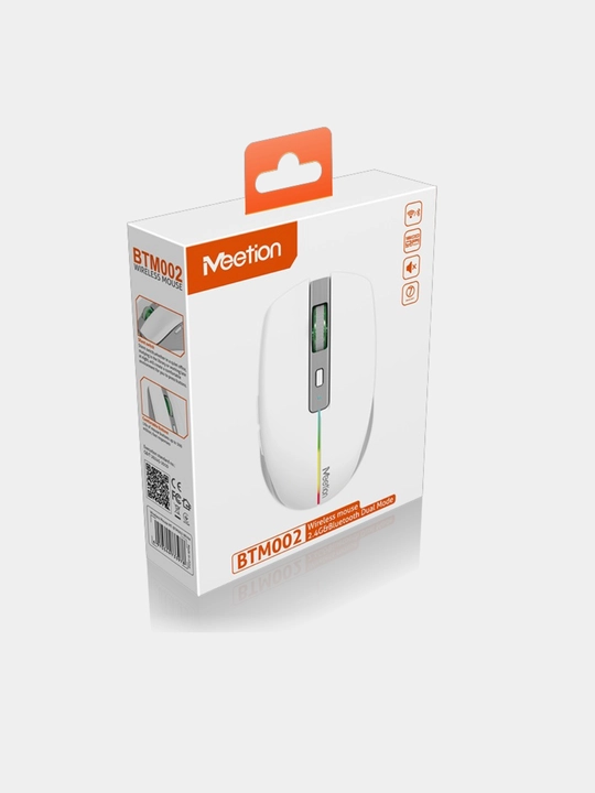 Мышь Meetion MT-BTM002 двух режимов подключения: 2.4 ГГц и Bluetooth