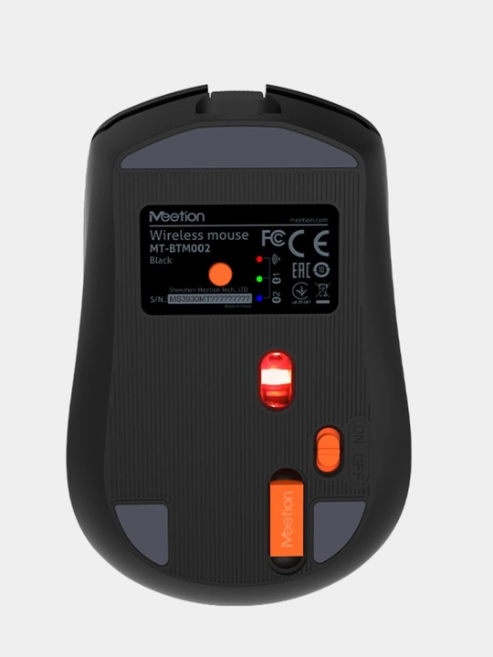 Мышь Meetion MT-BTM002 двух режимов подключения: 2.4 ГГц и Bluetooth