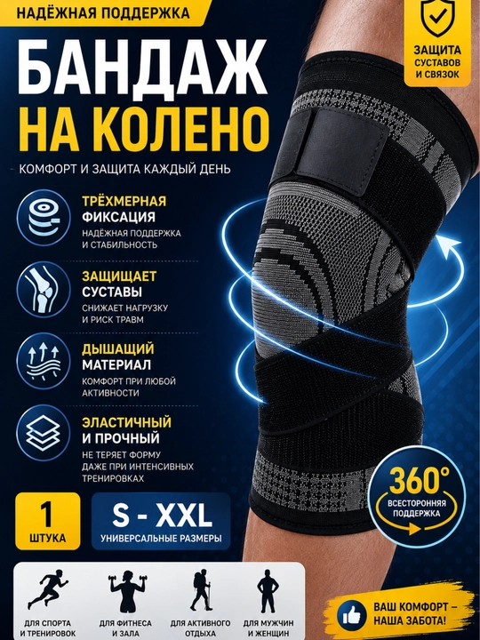 Tasmali sport tizza qopqog‘i, tizza uchun elastik bandaj, ortopedik, bo‘g‘imlar uchun