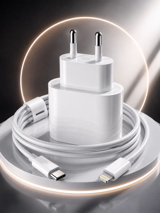 Зарядное устройство для iPhone, быстрая зарядка 35 Вт, с кабелем Type-C —Type-C