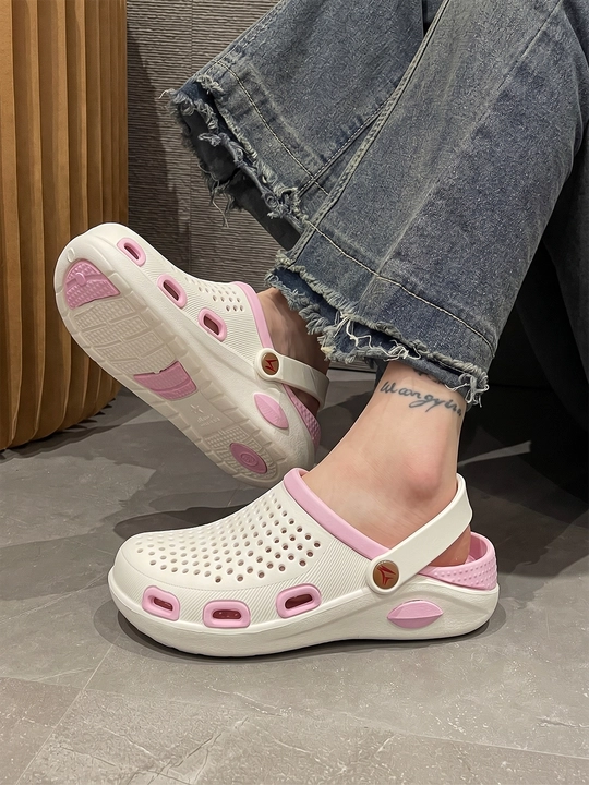 Ayollar uchun yengil EVA klog shippaklari Crocs uslubida - 