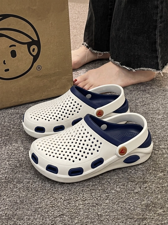 Ayollar uchun yengil EVA klog shippaklari Crocs uslubida - 