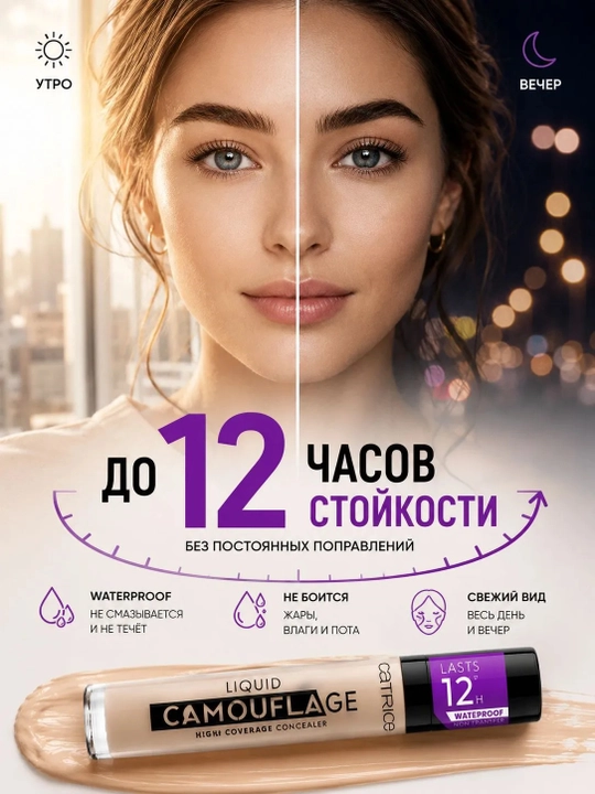 Консилер Catrice Liquid Camouflage 12H