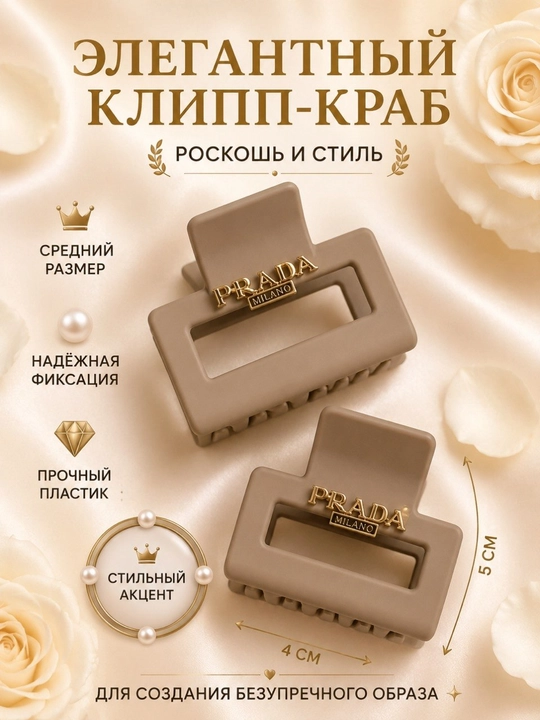 Стильный набор заколок-крабов для волос «LOVE»набор крабиков, крабики для волос, - 