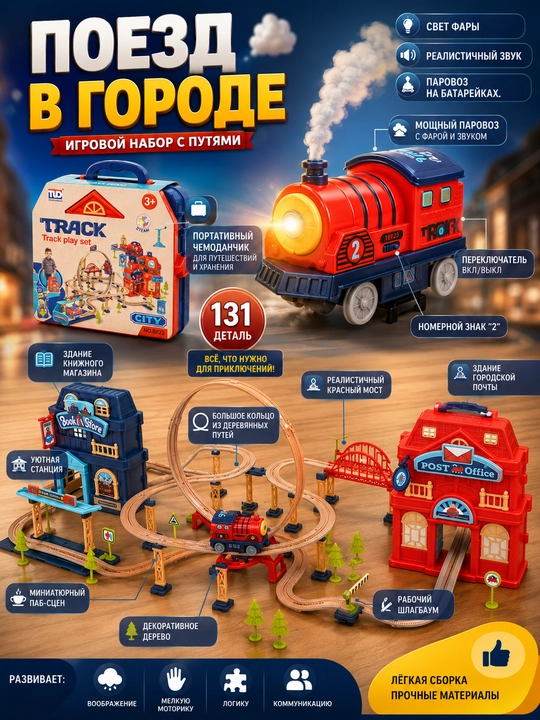 Игрушечный ГОРОДОК - 