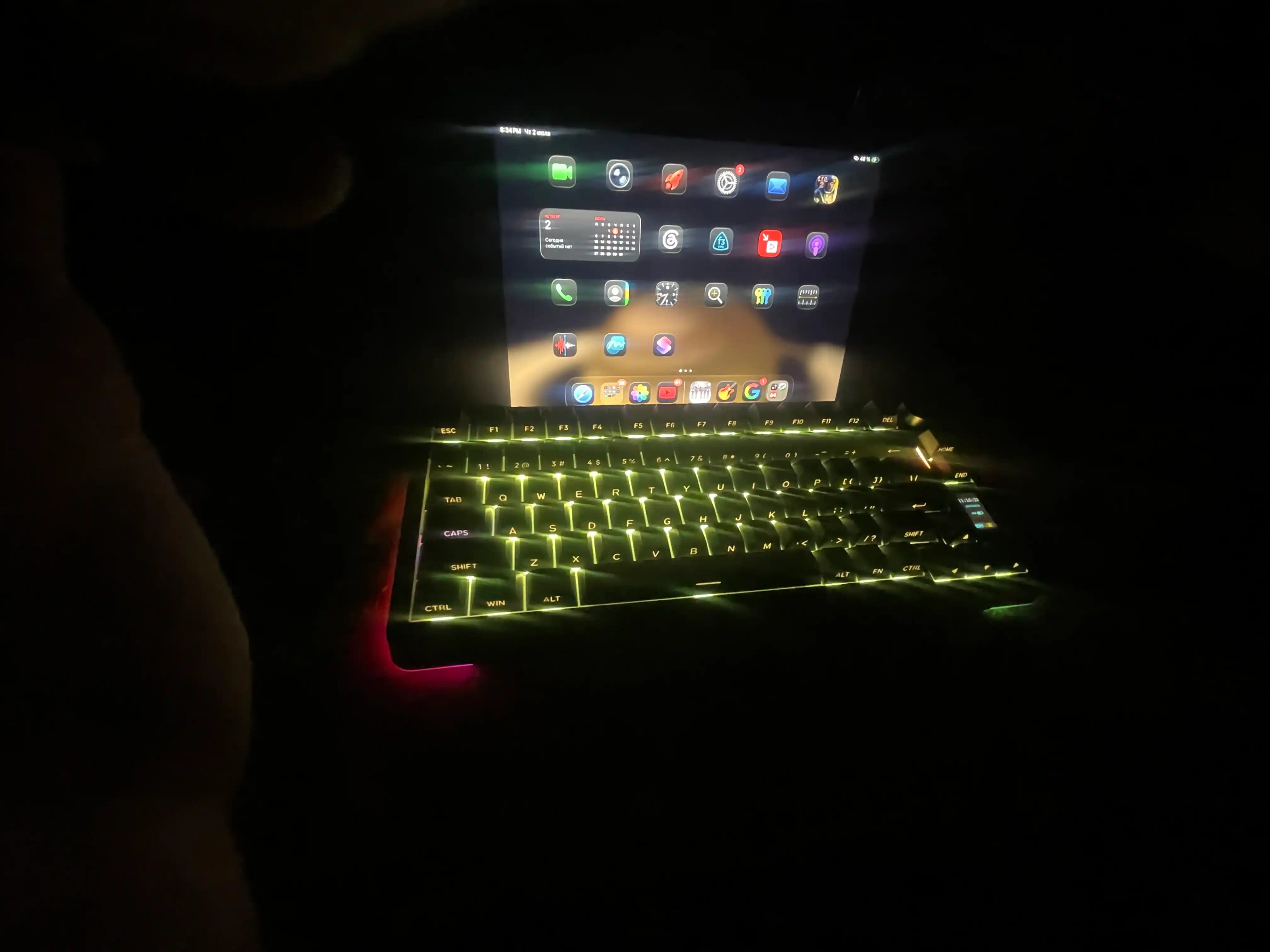 Simsiz shovqinsiz o‘yin sichqonchasi, 5 xil iMICE modeli, DPI 12800, RGB