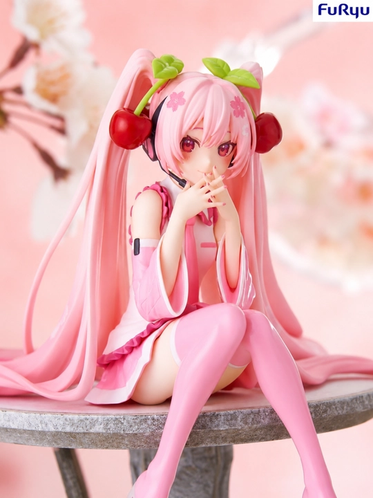 Sakura Hatsune Miku kolleksion figurkasi – Anime stol dekori
