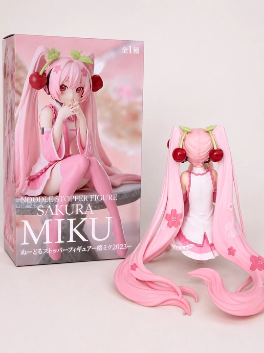 Sakura Hatsune Miku kolleksion figurkasi – Anime stol dekori