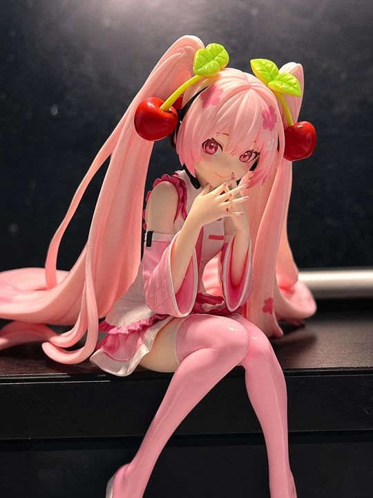 Sakura Hatsune Miku kolleksion figurkasi – Anime stol dekori - 