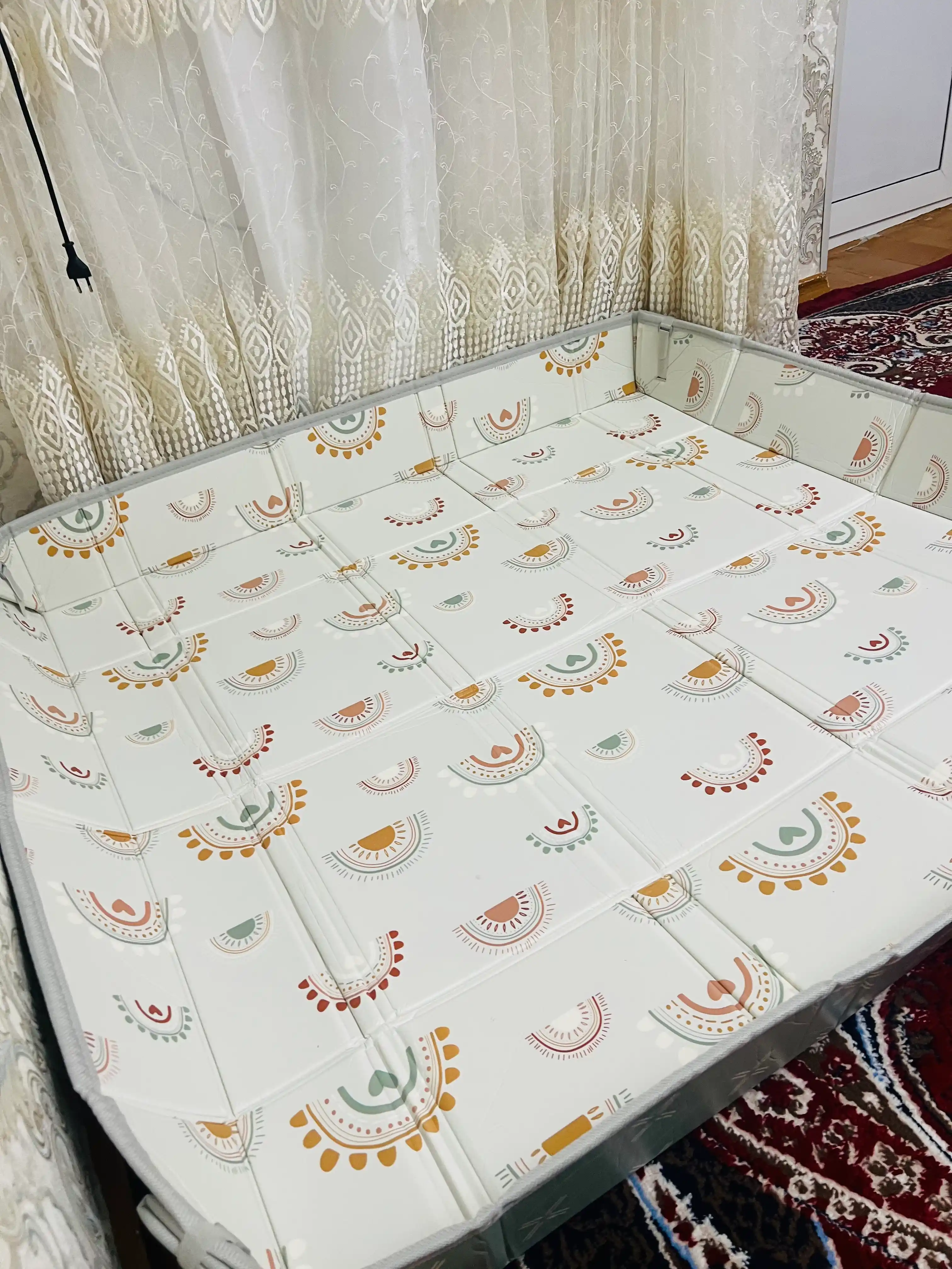 Складной игровой коврик для детей 150×150 см 