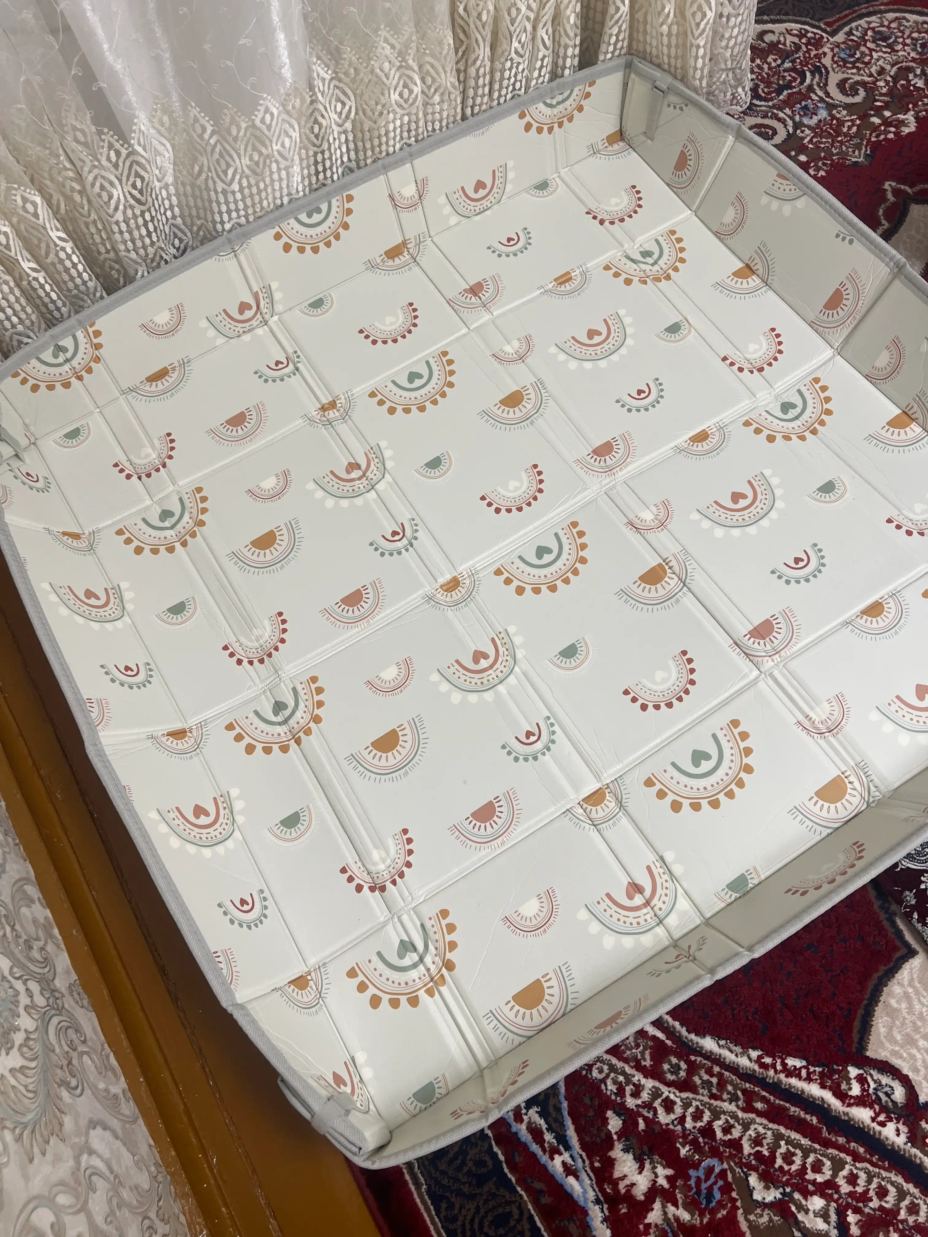 Складной игровой коврик для детей 150×150 см 