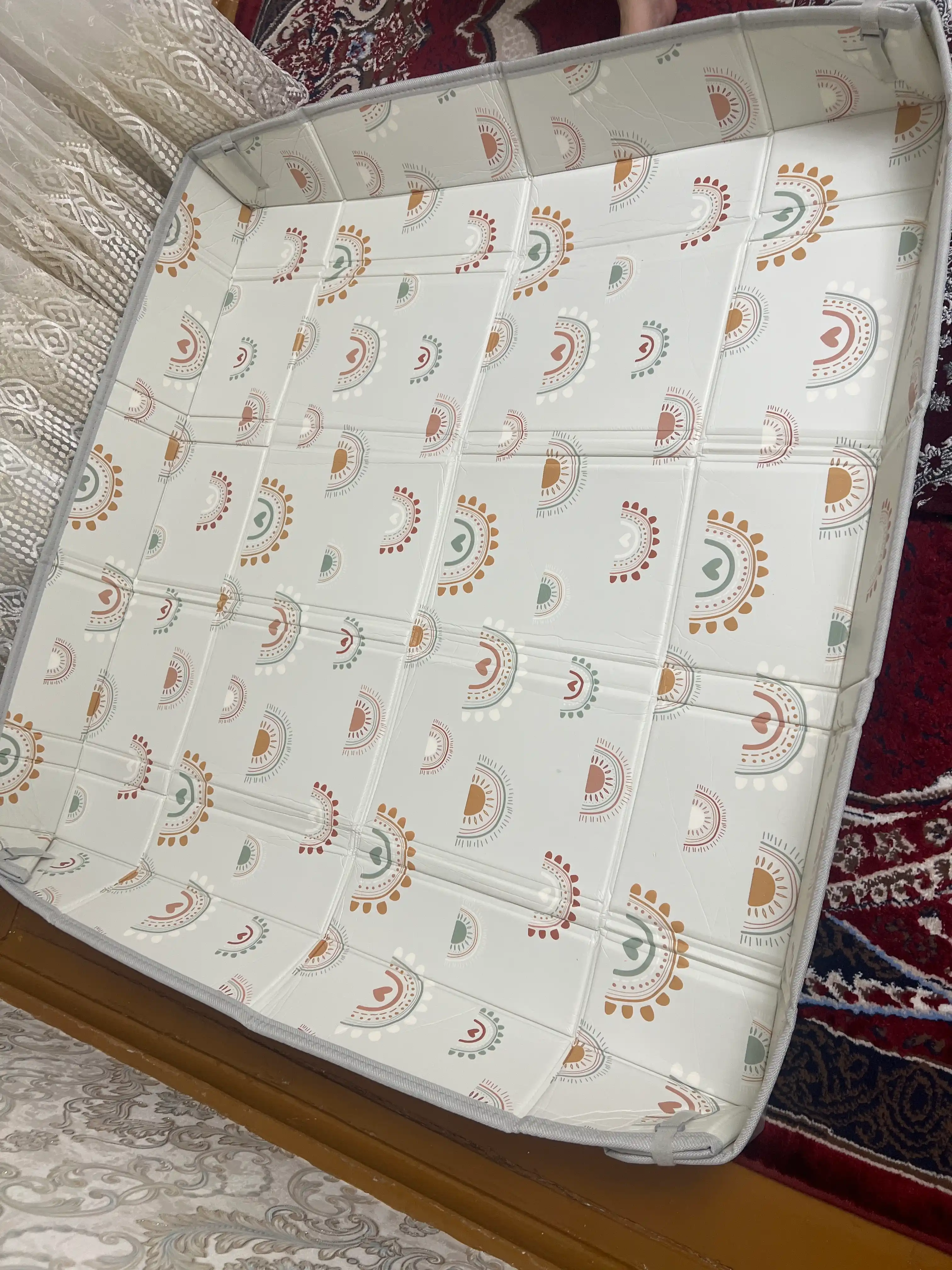 Складной игровой коврик для детей 150×150 см 
