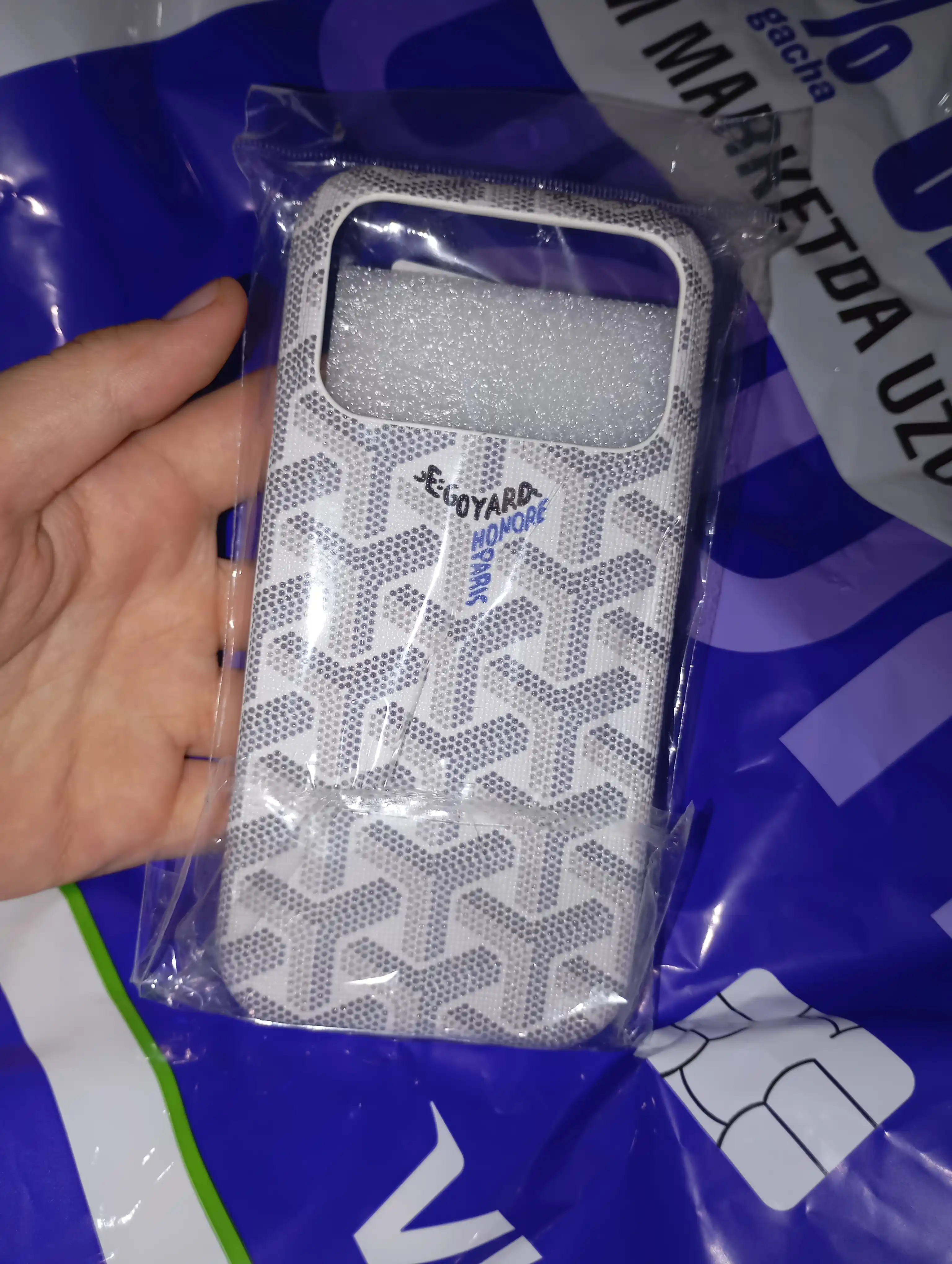 Современный чехол в стиле Goyard для iPhone серии 13–17