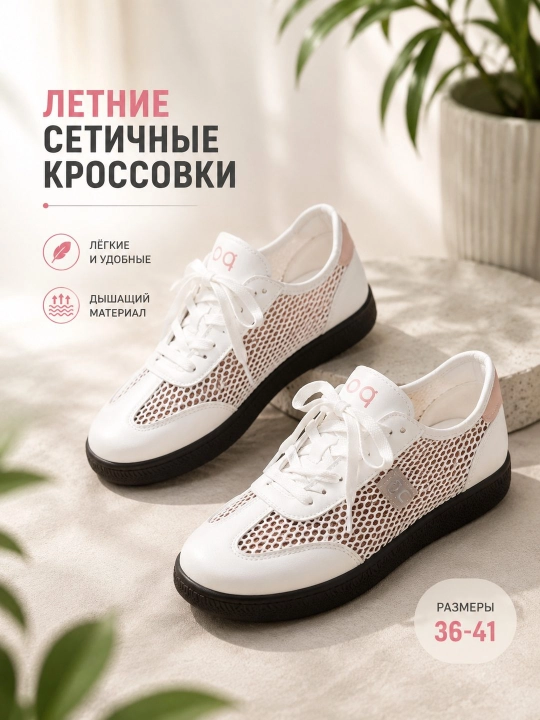Женские кроссовки, лето, осень, весна, повседневные - 