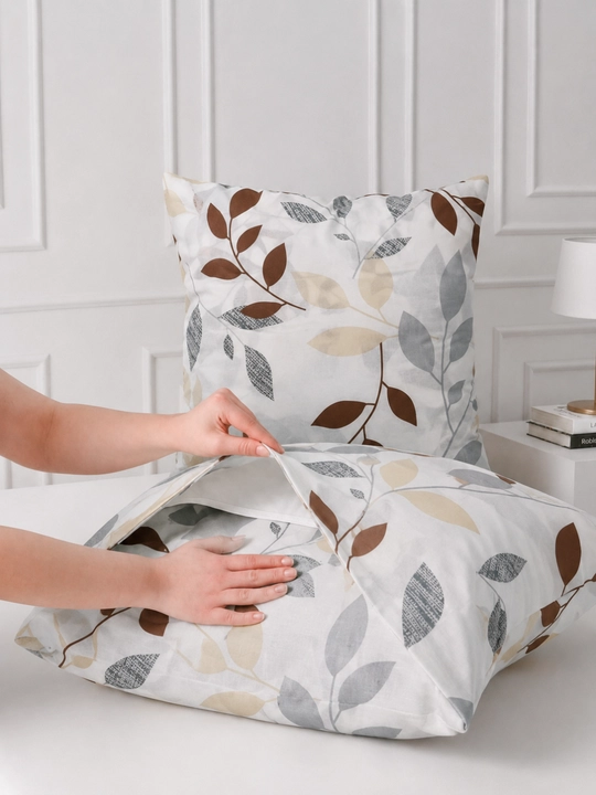 50x70 va 70x70 poplin g‘iloflar, 2 dona, paxta to‘plami