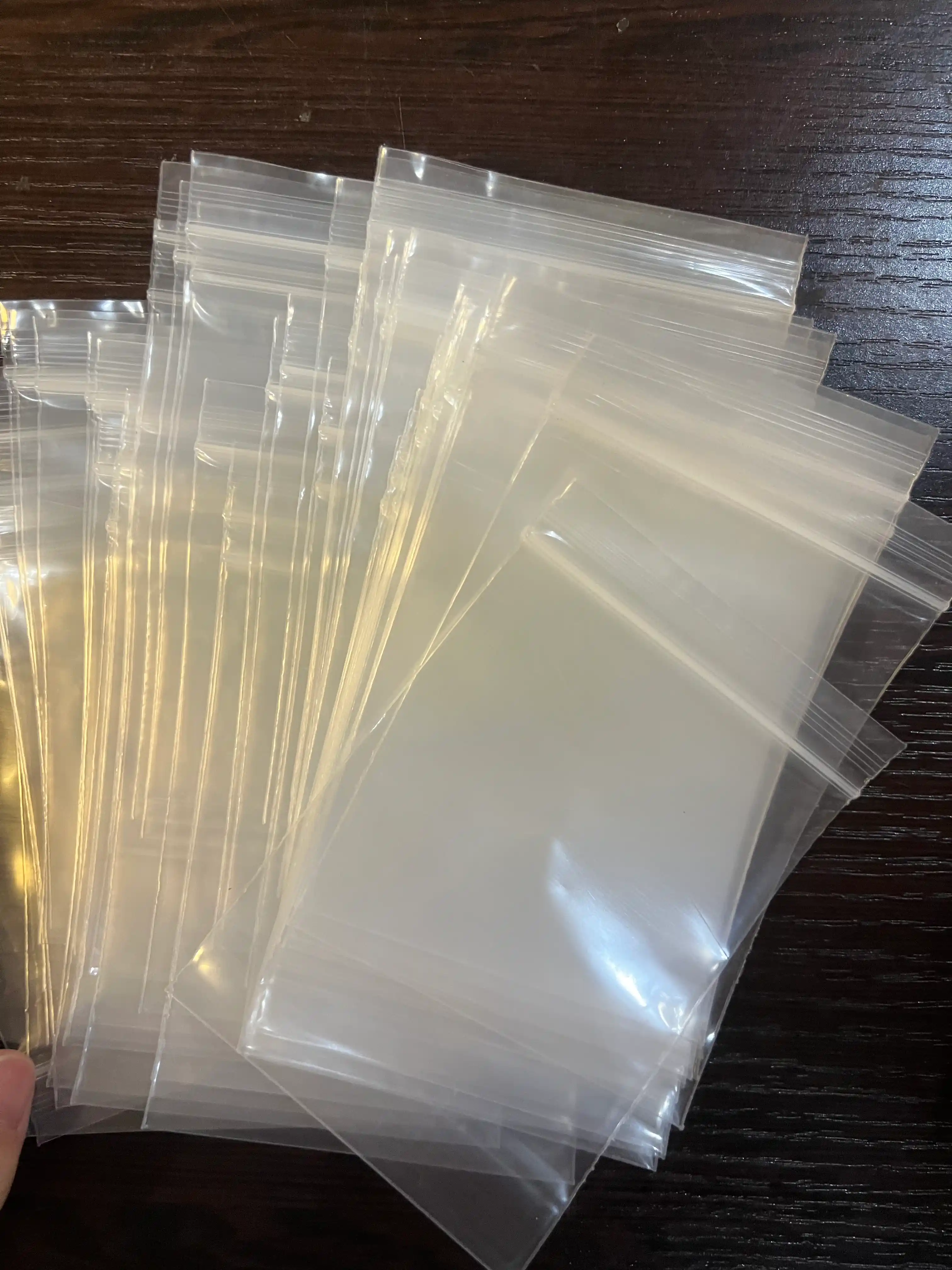 Zip-lock qadoq, aksesuarlar va mayda buyumlar uchun, 10 * 22 sm