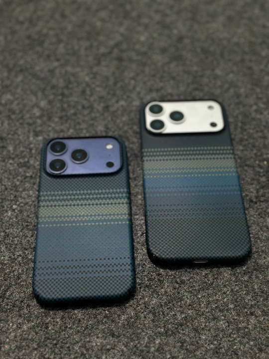 IPhone 11-17 Pro Max uchun MagSafe karbon g‘ilofi, yupqa, mustahkam himoya g‘ilofi