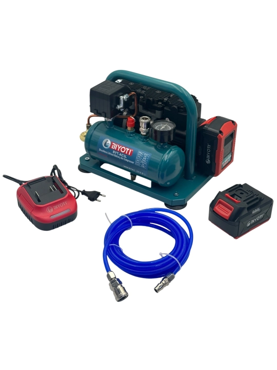 Akkumulyatorli cho'tkasiz havo kompressori BIYOTI BYT-AC3L (20V, 440W, 2.5L)