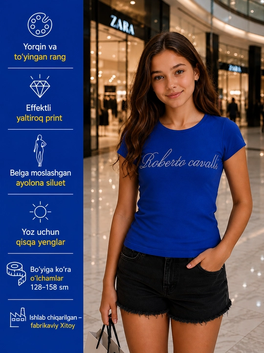 Qizlar uchun futbolka - 