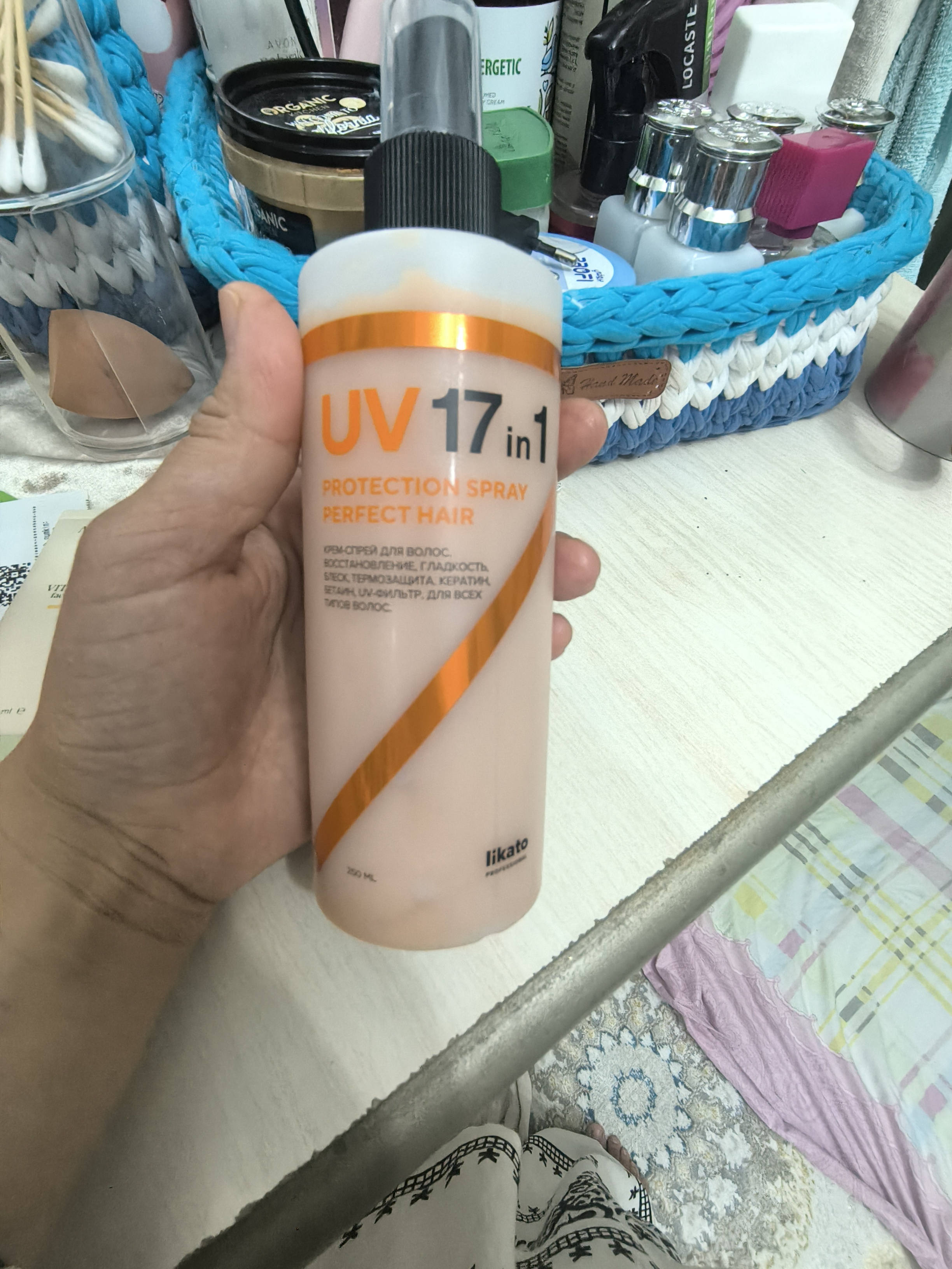 LIKATO Professional Sochlar uchun 17 in 1 krem-spray, UV himoya bilan, 250 ml