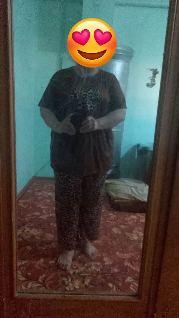 Katta o‘lchamli ayollar pijama to‘plami, shim va futbolka oversize katta o'lchamli, kashta