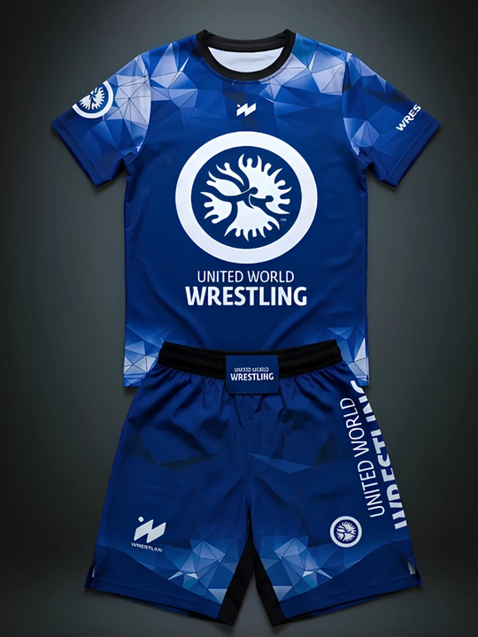 Wrestling United World Sports shortigi va futbolkasi, 2 tasi 1 kurash formasi MMA formasi - 