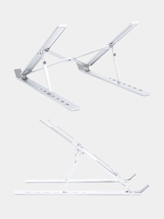 Noutbuk va planshet uchun alyuminiydan buklanadigan taglik diagonal 10 dan 15,6-17 dyuym