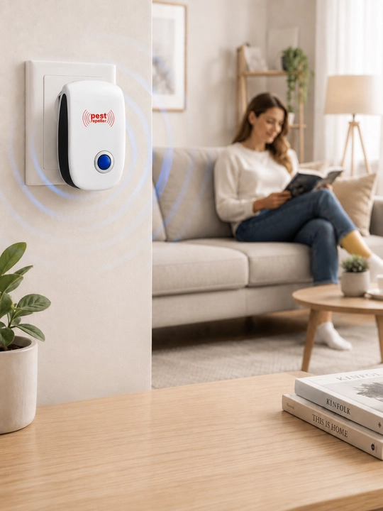 Ультразвуковой отпугиватель насекомых и грызунов для дома Pest Repeller