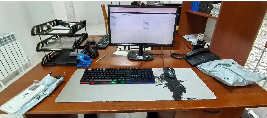 Geymerlar uchun simli o'yin klaviatura va sichqoncha, RGB LED yoritgichli,kompyuter uchun
