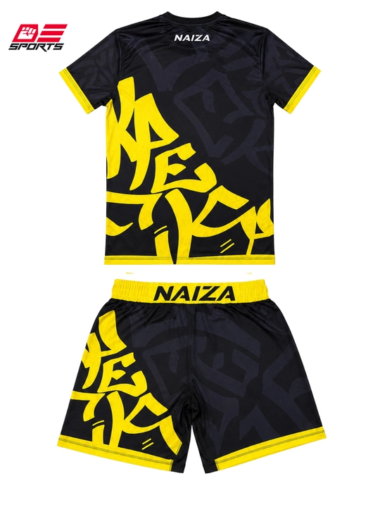 NAIZA sport to‘plami, futbolka va shortik MMA, fitnes va treninglar uchun