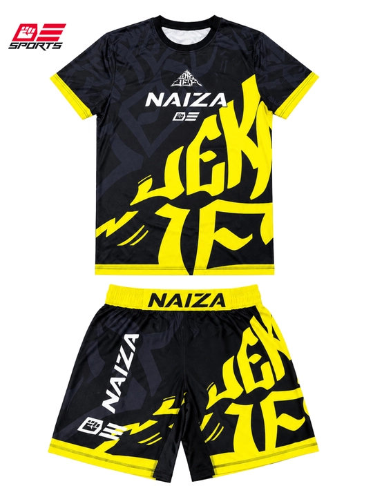 NAIZA sport to‘plami, futbolka va shortik MMA, fitnes va treninglar uchun